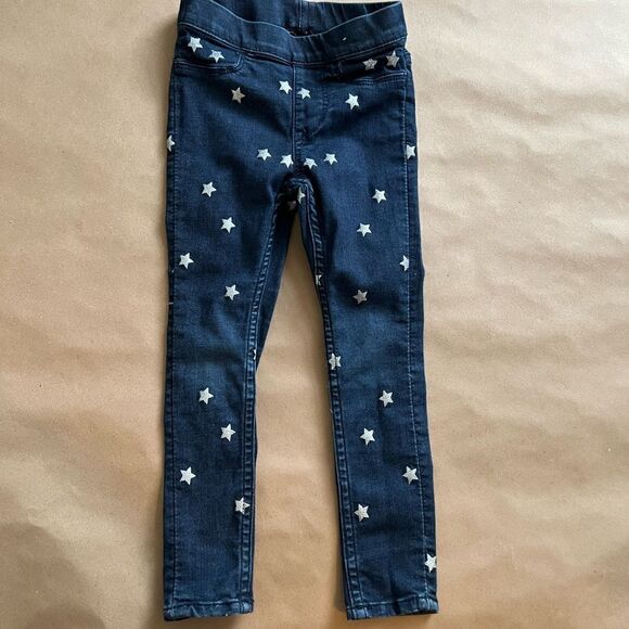 H&M Kids Star print Skinny Jeans size 1 -1/2-2 years - Picture 1 of 4